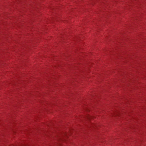 Panne Velour Crushed - 340 Dk Red